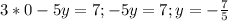 3*0-5y=7; -5y=7;y=-\frac{7}{5}