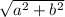 \sqrt{a^2+b^2}