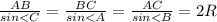 \frac{AB}{sin