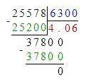 Вычислите Столбиком а)-2,7*3,04 б)25,578:6,3 в)4,8:(-0,03).