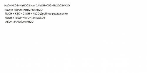 Выписать формулы веществ, которые реагируют с гидроксидом калия КОН: HCl, MgO, CO2, Cu(OH)2, K2SO4,