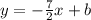 y=-\frac{7}{2}x+b