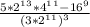 \frac{5*2^1^3*4^1^1-16^9}{(3*2^1^1)^3}