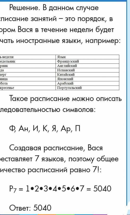 Вася решил изучать сразу 7 иностранных языков, причем на занятия по каждому из них он собирается выд