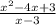 \frac{x^2-4x+3}{x-3}