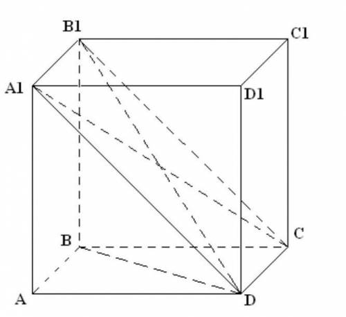 Ребро куба равно 12 см. Найдите:а) диагональ куба;б) площадь сечения, проходящего через две диагонал