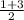 \frac{1+3}{2}