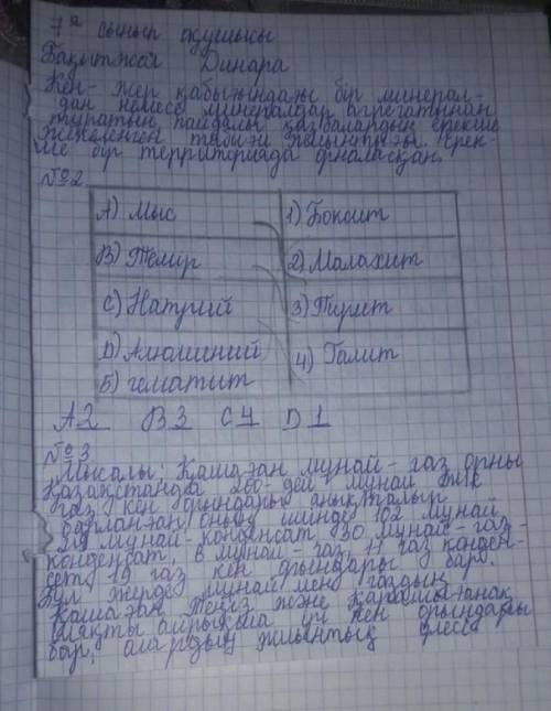 Сор по химии. 7 класс. ​