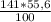 \frac{141*55,6}{100}