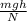 \frac{mgh}{N}