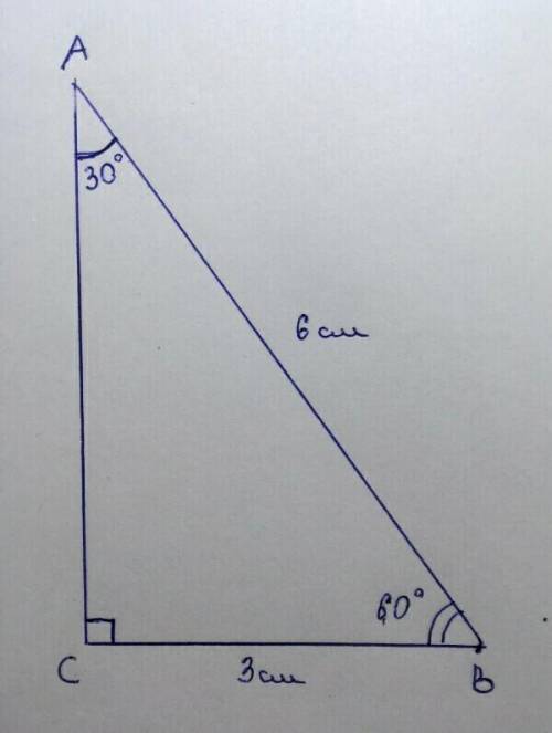 Один из острых углов прямоугольного треугольника равен 60°, а сумма короткого катета и гипотенузы ра