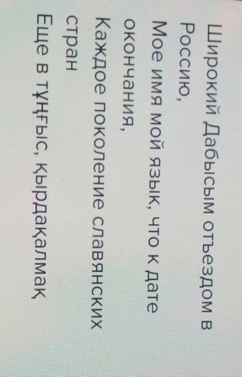 Пушкин Ескерткіш өлеңінде өз шығармасының кейін басқа тілдерде тарайтынына кəміл сенген.Оған қырағ