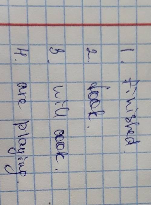 3. Put the verbs in brackets into the Present Continuous, Past Simple, Present Perfect or Future Sim