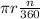 \pi r \frac{n}{360}