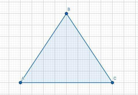 1. В треугольнике АВС угол A = 34°, угол B = 67°, угол C = 79° , а стороны14 см, 19 см, 23 см. Длина