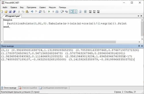 Составить программу вычисления функции на паскале АВС.NET на заданных промежутках и с заданным шагом