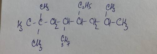 2,2,7-триметил-5-етил-4-пропілоктан Cтруктурна формула очень