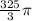 \frac{325}{3} \pi