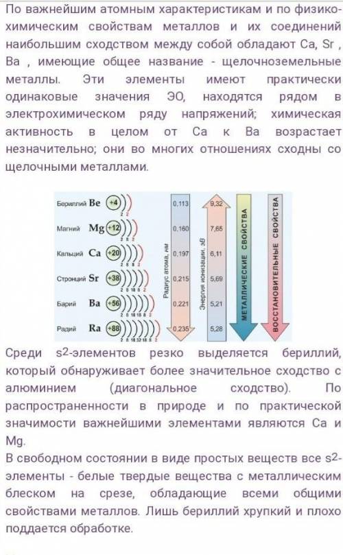 2. Общая характеристика элементов металлов главной подгруппы