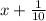 x+ \frac{1}{10}