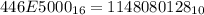 446E5000_{16}=1148080128_{10}