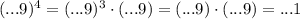 (...9)^4=(...9)^3\cdot(...9)=(...9)\cdot(...9)=...1