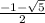 \frac{-1-\sqrt{5} }{2}