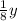 \frac{1}{8}y