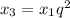 x_3 = x_1q^2