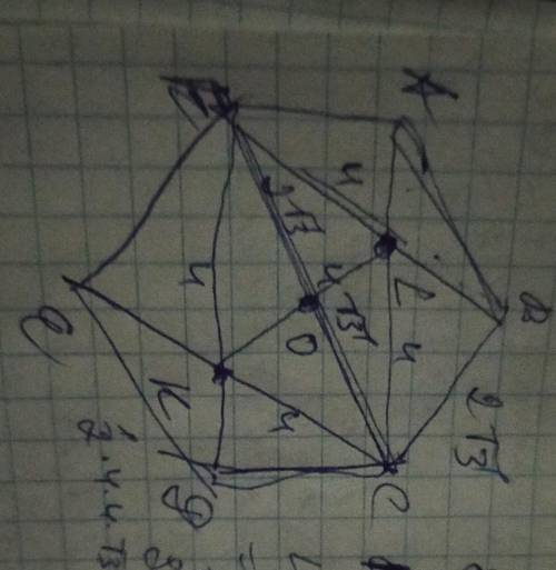 ABCDEF правильный шестиугольник.​