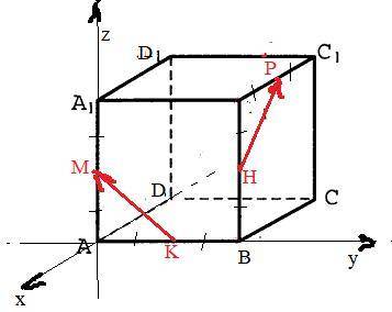 Стереометрия, Дан куб ABCDA1B1C1D1 с основанием ABCD и боковыми ребрами AA1, BB1, CC1, DD1. Найдите
