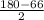 \frac{180-66}{2}