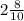 2\frac{8}{10}