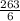 \frac{263}{6}