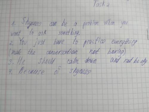 6.4.4.1 Read again and answer the questions. 1 How can shyness be a problem?2 How can a person feel