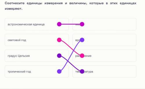 Соотнесите единицы измерения и величины, которые в этих единицах измеряют. тропический год градус Це