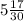 5\frac{17}{30}