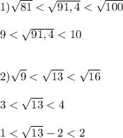 1)\sqrt{81}