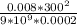 \frac{0.008*300^{2} }{9*10^{9}*0.0002}