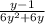 \frac{y-1}{6y^2+6y}