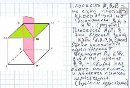 Дан куб АВСDА1В1С1D1. Найдите прямую, по которой пересекаются плоскости BB1C1 и BB1A.​