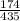 \frac{174}{435}