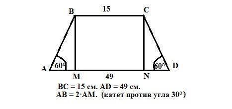 Нужно найти пример трапеции