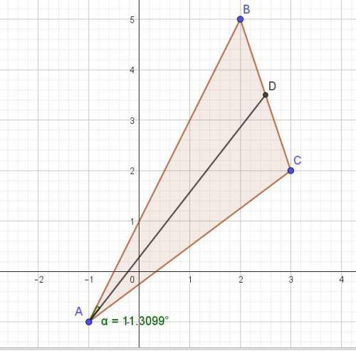 По координатам вершин треугольника ∆ABC найти: • уравнение линии BC ; • уравнение высоты AK ; • длин