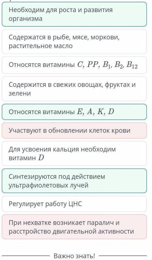 Определи верные утверждения для жирорастворимых витаминов. Верных ответов: 5 Относятся витамины C, P