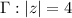 \Gamma:|z|=4