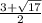 \frac{3+\sqrt{17} }{2}