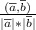 \frac{( \overline{a} ,\overline {b} ) }{|\overline{a}|*|\overline{b}|}