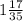 1 \frac{17}{35} \\