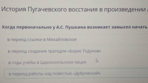 История Пугачевского восстания в произведении А.С. Пушкина «Капитанская дочка» Когда первоначально у